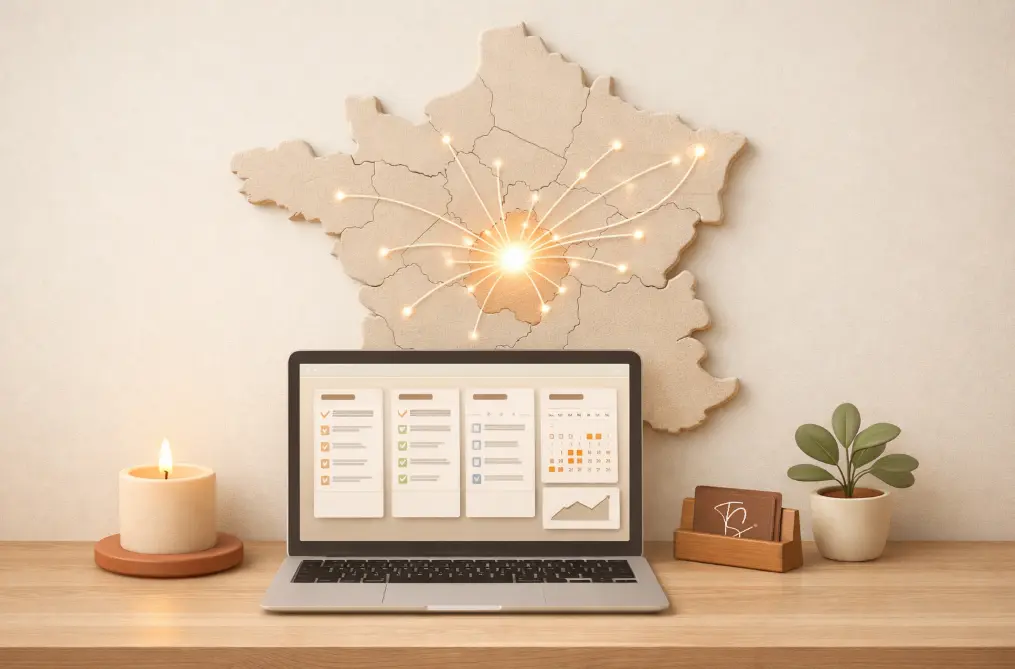 Organisation digitale à distance depuis l’Auvergne vers toute la France